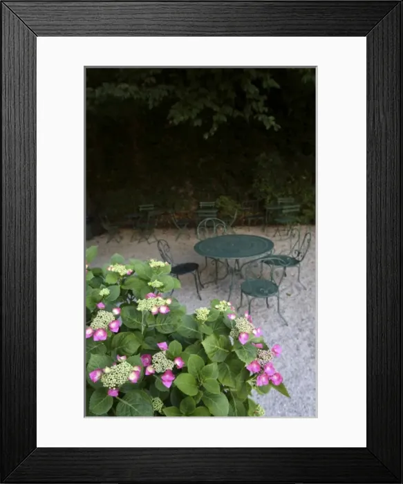 Framed Print : The garden of Musee de la Vie Romantique ( Romantic live Museum). Paris. France Framed Print : The garden of Musee de la Vie Romantique ( Romantic live Museum). Paris. France