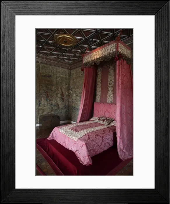 Framed Print : Chambre de Gabrielle d Estrees in Chateau Chenonceaux. Loire Valley. France Framed Print : Chambre de Gabrielle d Estrees in Chateau Chenonceaux. Loire Valley. France