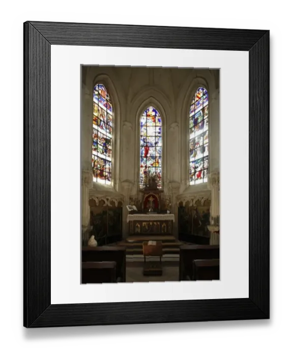 Framed Print : The chapel in Chateau de Chaumont-Sur-Loire. Chaumont-Sur-Loire. Loire Valley. France Framed Print : The chapel in Chateau de Chaumont-Sur-Loire. Chaumont-Sur-Loire. Loire Valley. France