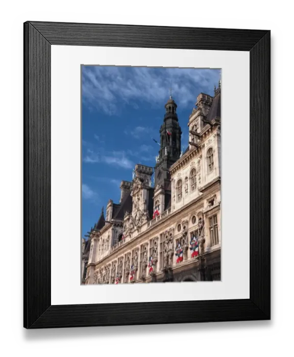 Framed Print : France, Paris, The main facade of Hotel de Ville the city hall of Paris Framed Print : France, Paris, The main facade of Hotel de Ville the city hall of Paris