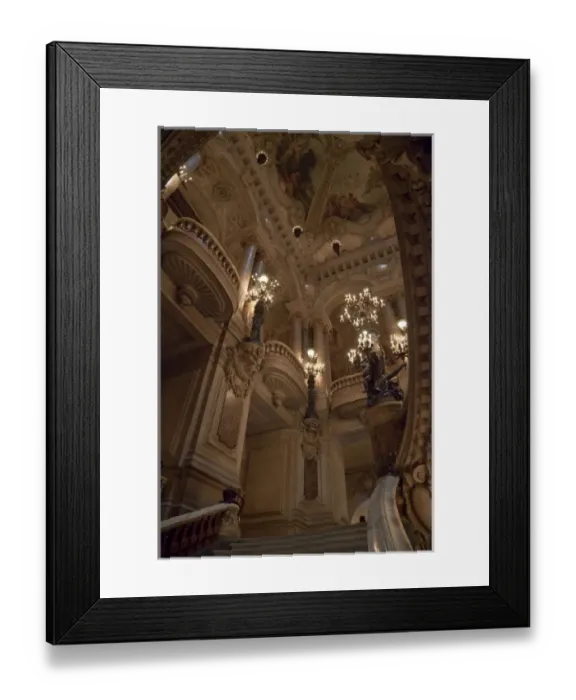 Framed Print : France, Paris. View of ornate interior of Opera Garnier Framed Print : France, Paris. View of ornate interior of Opera Garnier