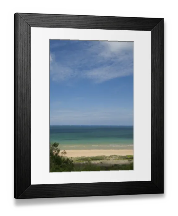 Framed Print : France, Normandy, Colleville-Sur-Mer. View of Omaha Beach from the Normandy American Cemetery Framed Print : France, Normandy, Colleville-Sur-Mer. View of Omaha Beach from the Normandy American Cemetery