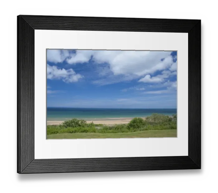 Framed Print : France, Normandy, Colleville-Sur-Mer. View of Omaha Beach from the Normandy American Cemetery Framed Print : France, Normandy, Colleville-Sur-Mer. View of Omaha Beach from the Normandy American Cemetery