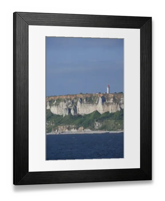 Framed Print : France, Normandy, La Havre. Normandy coast near the Port of La Havre, lighthouse Framed Print : France, Normandy, La Havre. Normandy coast near the Port of La Havre, lighthouse