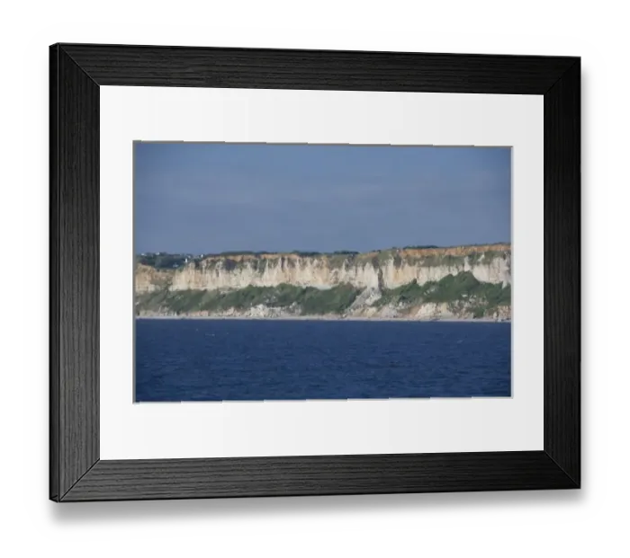 Framed Print : France, Normandy, La Havre. Normandy coast near the Port of La Havre