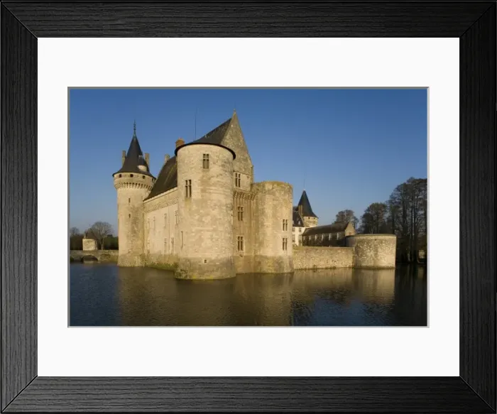Framed Print : Sully Chateau, Loiret, Loire Valley, France