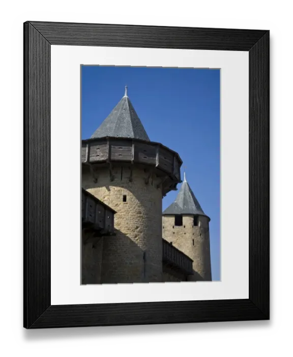 Framed Print : Counts Castle, Carcassonne, Aude, Languedoc, France Framed Print : Counts Castle, Carcassonne, Aude, Languedoc, France