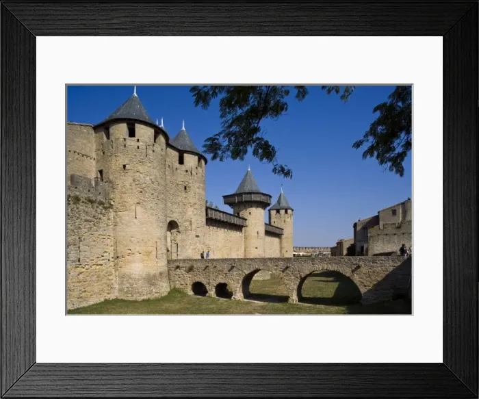 Framed Print : Counts Castle, Carcassonne, Aude, Languedoc, France Framed Print : Counts Castle, Carcassonne, Aude, Languedoc, France