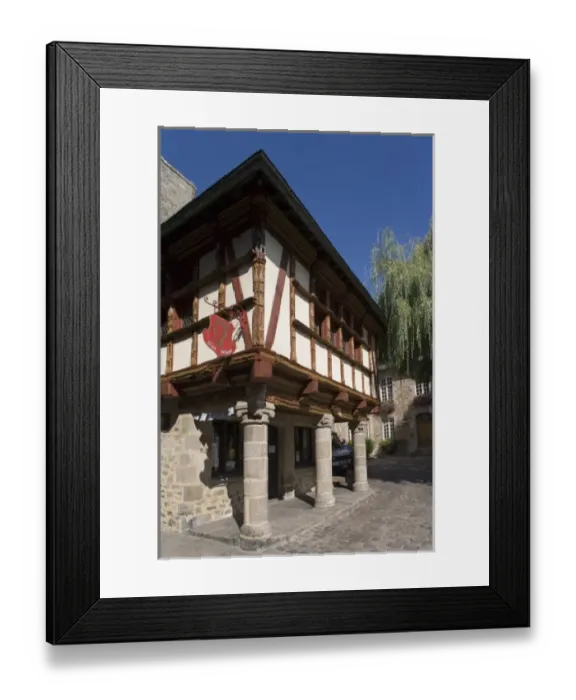 Framed Print : Hotel de Keratry, Dinan, Cote d Armor, Brittany, France Framed Print : Hotel de Keratry, Dinan, Cote d Armor, Brittany, France
