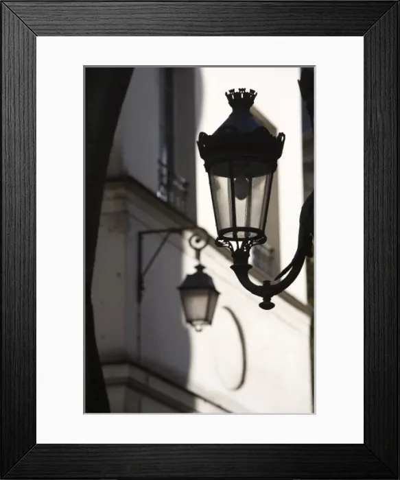 Framed Print : Street lamp, left bank, Paris, France Framed Print : Street lamp, left bank, Paris, France