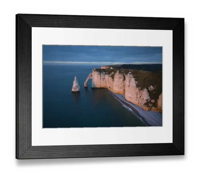 Framed Print : Cliffs on coast of Normandy at Etretat, Seine Maritime, France Framed Print : Cliffs on coast of Normandy at Etretat, Seine Maritime, France