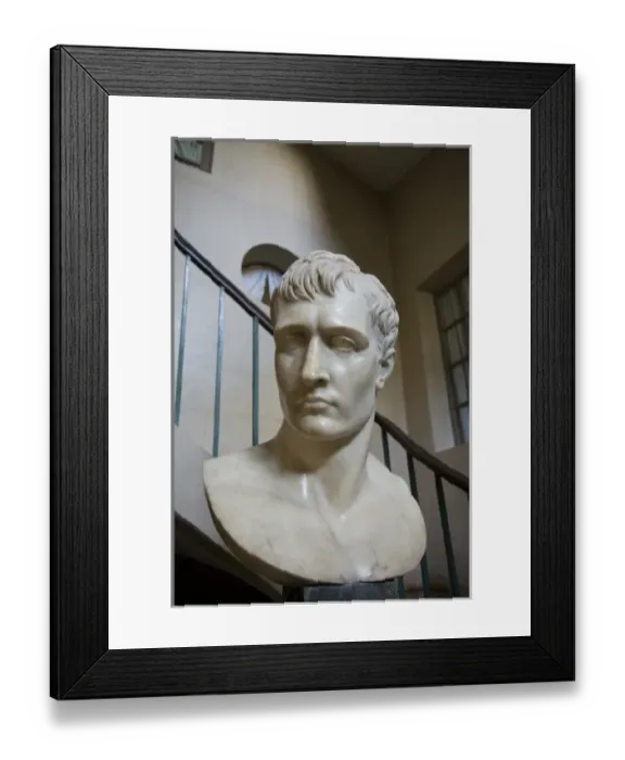 Framed Print : Bust of Napoleon, Chateau de Malmaison, Josephines house, Rueil, Haut de Seine Framed Print : Bust of Napoleon, Chateau de Malmaison, Josephines house, Rueil, Haut de Seine