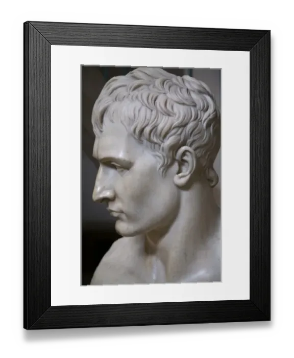 Framed Print : Bust of Napoleon, Chateau de Malmaison, Josephines house, Rueil, Haut de Seine Framed Print : Bust of Napoleon, Chateau de Malmaison, Josephines house, Rueil, Haut de Seine
