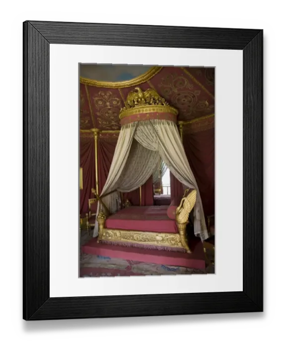 Framed Print : Napoleons bed room, Chateau de Malmaison, Josephine, Rueil, Haut de Seine, Ile de France Framed Print : Napoleons bed room, Chateau de Malmaison, Josephine, Rueil, Haut de Seine, Ile de France