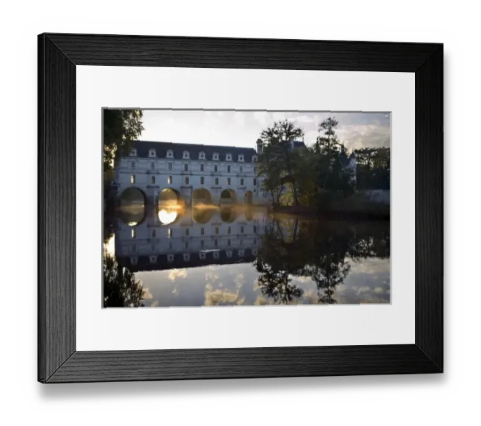 Framed Print : Chateau of Chenonceau, River Cher, Indre-et-Loire, Loire Valley, Centre, France