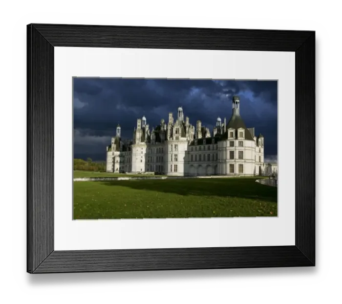 Framed Print : Chambord Chateau, Loir-et-Cher, Loire Valley, Centre, France Framed Print : Chambord Chateau, Loir-et-Cher, Loire Valley, Centre, France