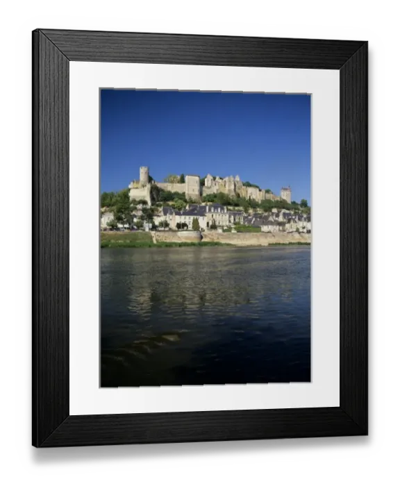 Framed Print : France, Centre, Indre et Loire, Chinon, Loire Valley, River Vienne, Chateau Framed Print : France, Centre, Indre et Loire, Chinon, Loire Valley, River Vienne, Chateau