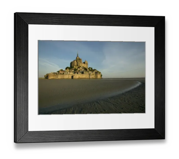Framed Print : Mont St Michel, Manche, Normandy, France