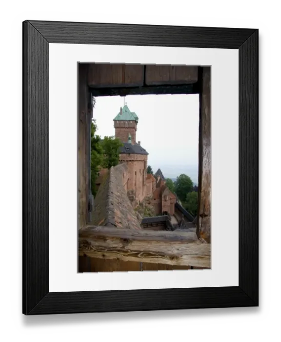 Framed Print : Koeningsberg Castle in Eastern France