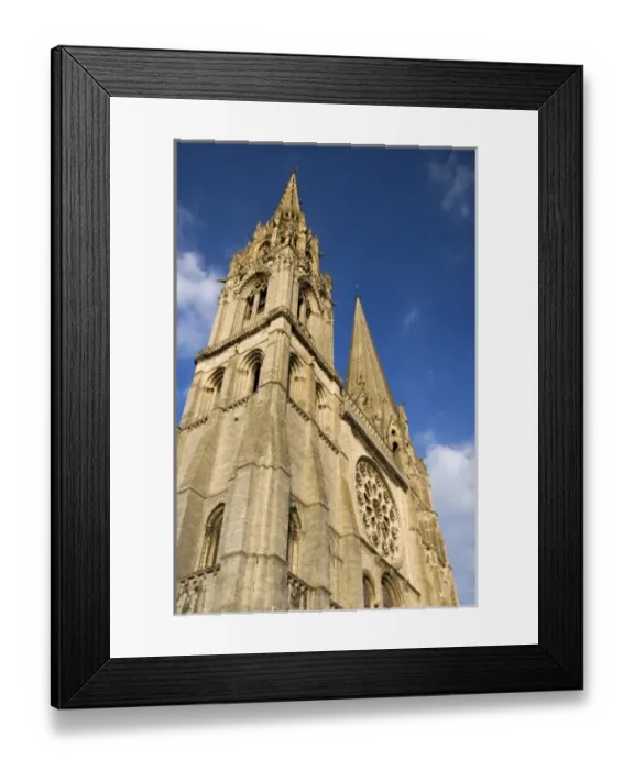 Framed Print : The Cathedral of Our Lady of Chartres at Chartres in the region of Centre, France Framed Print : The Cathedral of Our Lady of Chartres at Chartres in the region of Centre, France