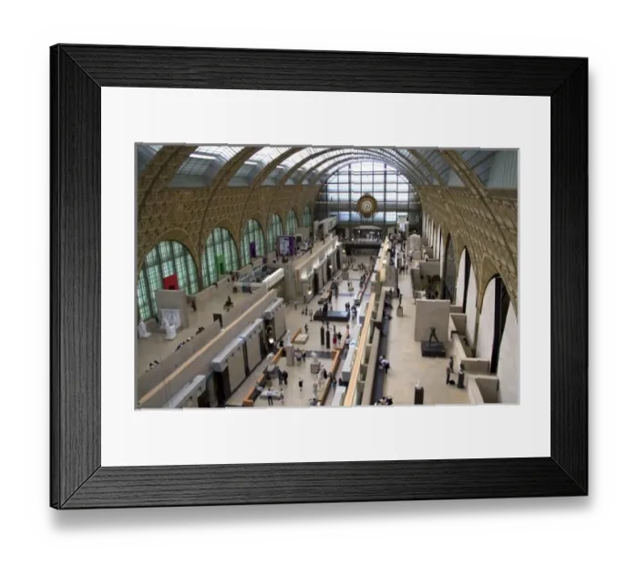 Framed Print : Interior of the Musee d Orsay located in Paris, France Framed Print : Interior of the Musee d Orsay located in Paris, France
