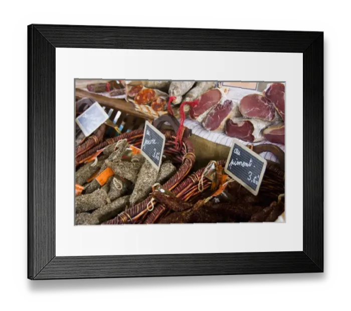 Framed Print : France, Acquitaine region, Bayonne, Saint-Jean-Pied-de-Port. Weekly Farmer s Framed Print : France, Acquitaine region, Bayonne, Saint-Jean-Pied-de-Port. Weekly Farmer s