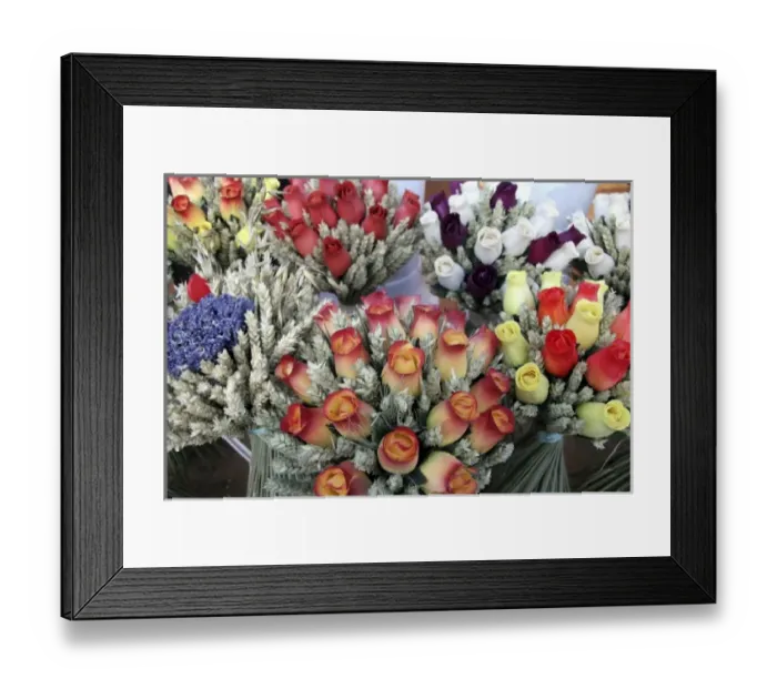 Framed Print : Dried Flowers of a French Market Framed Print : Dried Flowers of a French Market