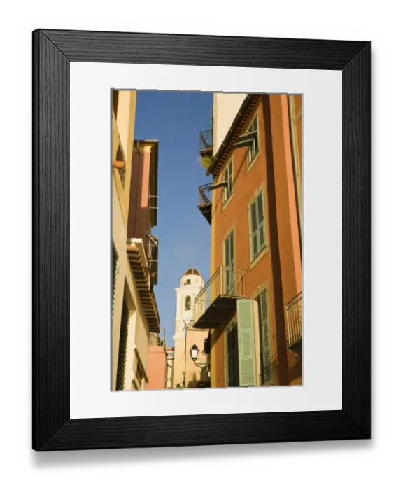 Framed Print : Beautiful marina area in beautiful morning light. Villefranche sur Mer near Nice Framed Print : Beautiful marina area in beautiful morning light. Villefranche sur Mer near Nice