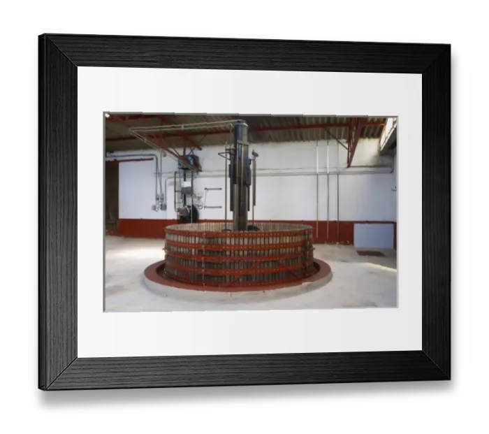 Framed Print : Basket wine press with the hydraulic machinery in the background, Champagne Jacquesson in Dizy Framed Print : Basket wine press with the hydraulic machinery in the background, Champagne Jacquesson in Dizy