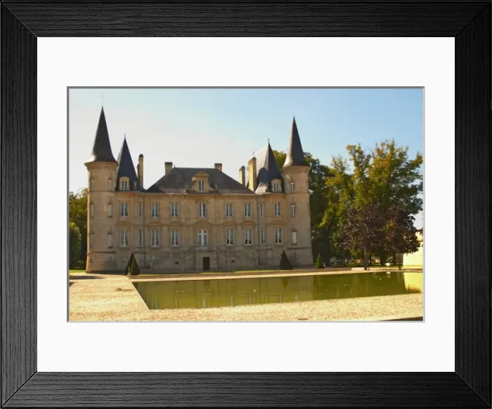 Framed Print : The Chateau Baron Pichon Longueville in Pauillac, Medoc, Bordeaux - Chateau Baron Framed Print : The Chateau Baron Pichon Longueville in Pauillac, Medoc, Bordeaux - Chateau Baron