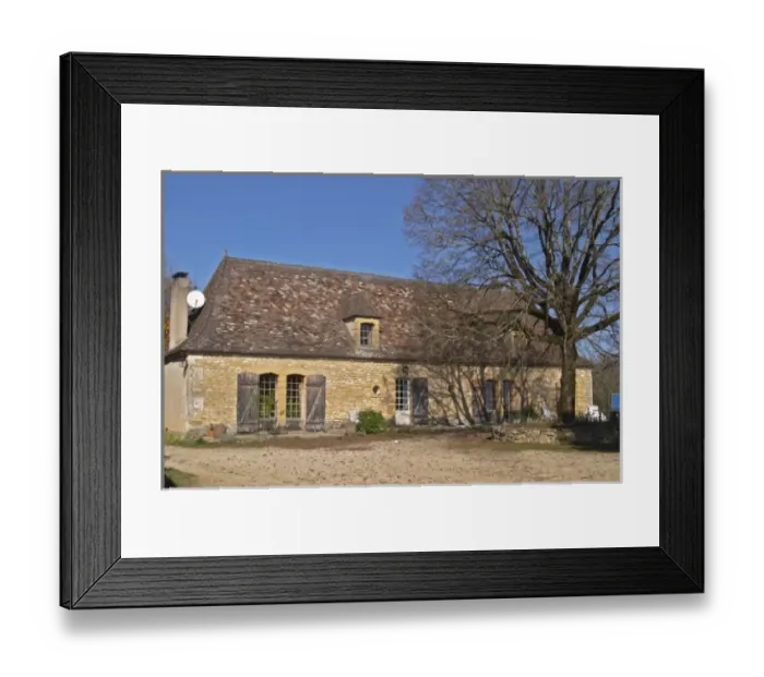 Framed Print : The farm house Truffiere de la Bergerie (Truffiere) truffles farm Ste Foy de Longas Framed Print : The farm house Truffiere de la Bergerie (Truffiere) truffles farm Ste Foy de Longas