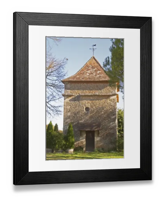 Framed Print : The dove cote colombier Truffiere de la Bergerie (Truffiere) truffles farm Ste Foy Framed Print : The dove cote colombier Truffiere de la Bergerie (Truffiere) truffles farm Ste Foy