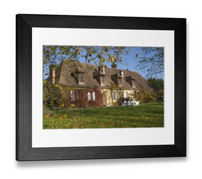 Framed Print : The main farm house on the property in traditional Dordogne style. Ferme de Biorne duck Framed Print : The main farm house on the property in traditional Dordogne style. Ferme de Biorne duck