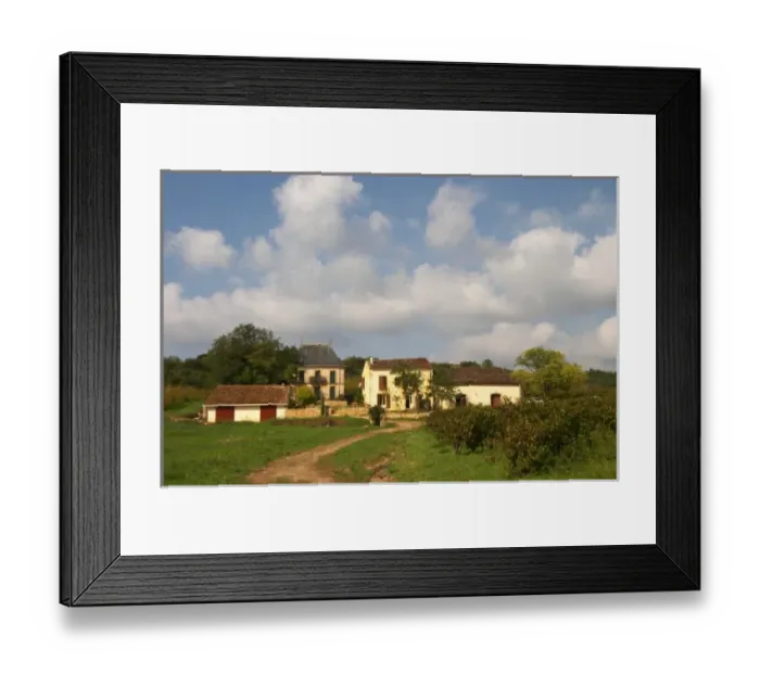 Framed Print : Domaine Borie la Vitarele Causses et Veyran St Chinian. Languedoc. The main building