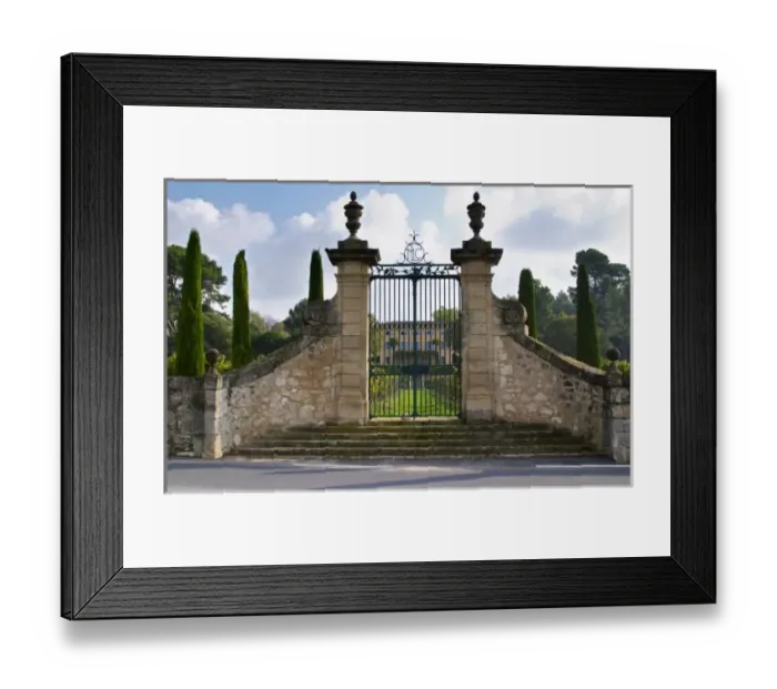 Framed Print : The Mas chateau that has given its name to the domaine. Mas La Chevaliere. near Beziers Framed Print : The Mas chateau that has given its name to the domaine. Mas La Chevaliere. near Beziers