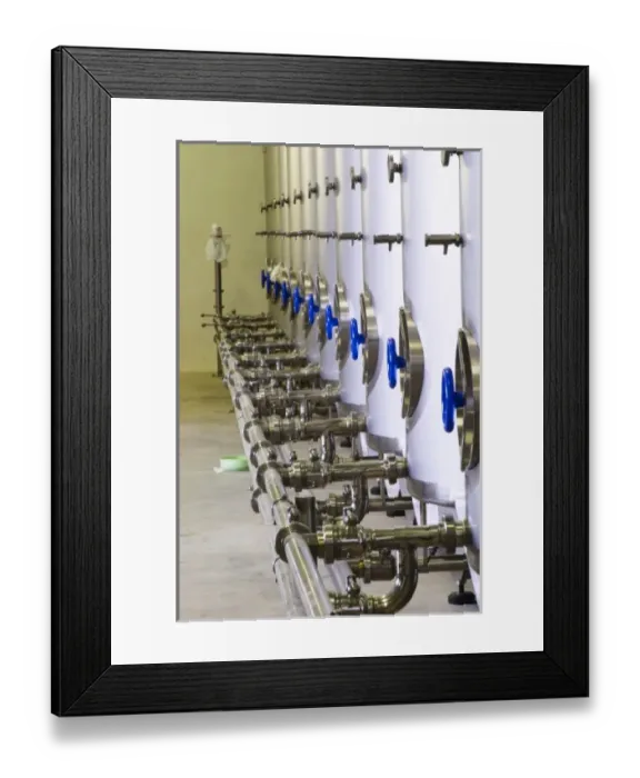 Framed Print : In the olive factory, tanks for storing olive oil. Moulin Mas des Barres olive mill Framed Print : In the olive factory, tanks for storing olive oil. Moulin Mas des Barres olive mill