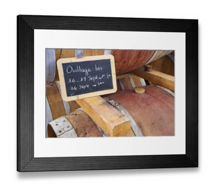 Framed Print : Ouillage - filling up the barrels - done 16 and 17 September. Domaine Haut-Lirou Framed Print : Ouillage - filling up the barrels - done 16 and 17 September. Domaine Haut-Lirou