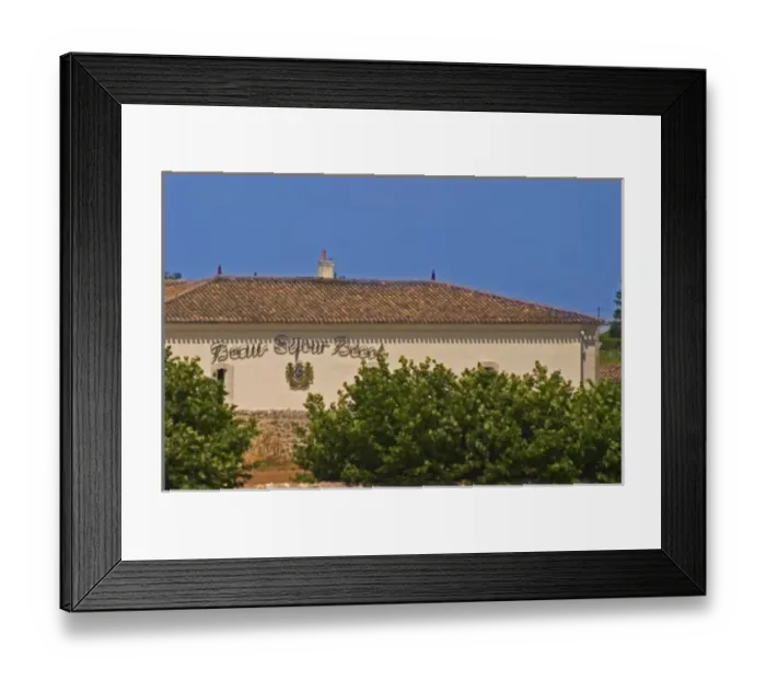 Framed Print : Chateau Beau Sejour Becot Saint Emilion Bordeaux Gironde Aquitaine France