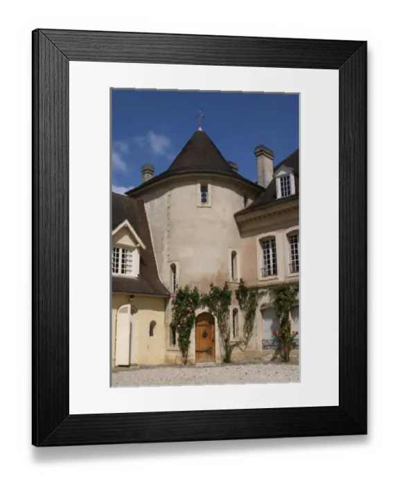 Framed Print : The main building with its tower Chateau Bouscaut Cru Classe Cadaujac Graves Pessac Framed Print : The main building with its tower Chateau Bouscaut Cru Classe Cadaujac Graves Pessac
