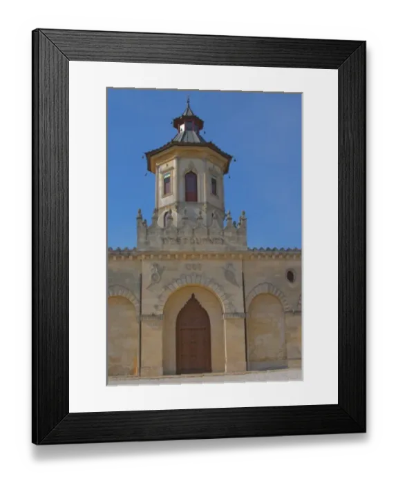 Framed Print : The oriental style winery building which is nothing but a facade of Chateau Cos d Estournel Framed Print : The oriental style winery building which is nothing but a facade of Chateau Cos d Estournel