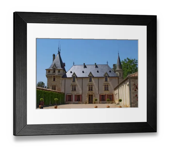Framed Print : The medieval Chateau de Pressac main building Chateau de Pressac St Etienne de Lisse Framed Print : The medieval Chateau de Pressac main building Chateau de Pressac St Etienne de Lisse