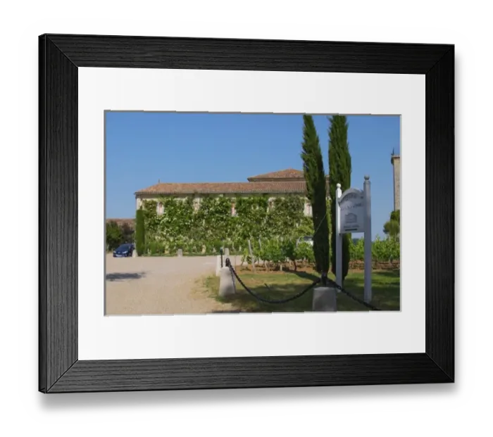 Framed Print : The winery and entrance to Chateau Troplong Mondot Saint Emilion Bordeaux Gironde Framed Print : The winery and entrance to Chateau Troplong Mondot Saint Emilion Bordeaux Gironde
