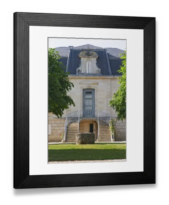 Framed Print : The small but very well proportioned main chateau building Chateau Thieuley La Sauve