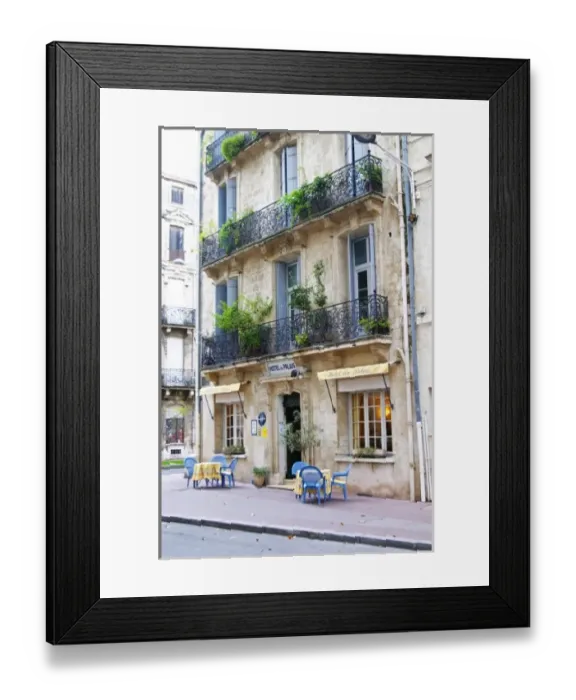 Framed Print : L Hotel du Palais hotel. Montpellier. Languedoc. France. Europe