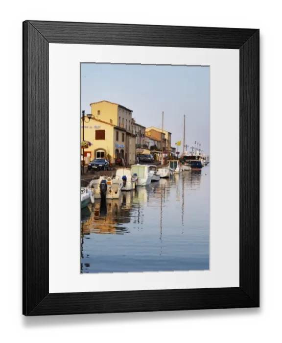 Framed Print : The old harbour. Marseillan Framed Print : The old harbour. Marseillan