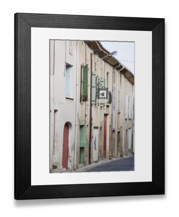 Framed Print : Domaine d Aupilhac. Montpeyroux. Languedoc. The winery building. France. Europe Framed Print : Domaine d Aupilhac. Montpeyroux. Languedoc. The winery building. France. Europe