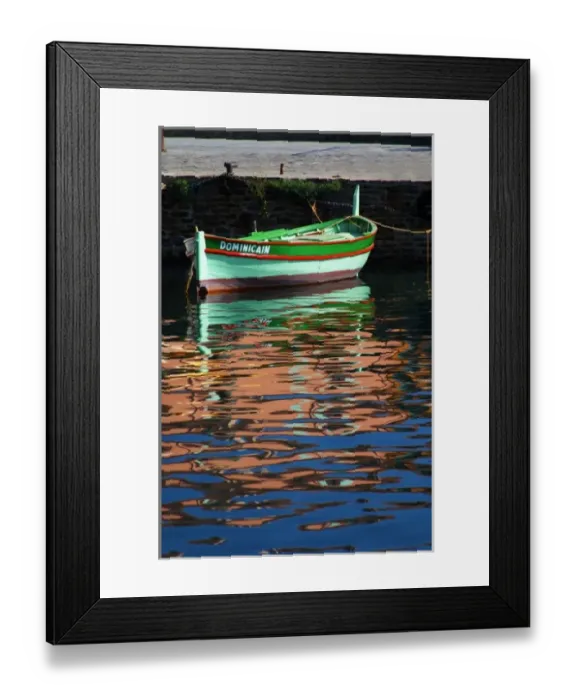 Framed Print : Typical Collioure or Catalan fishing boats. Collioure. Roussillon. France. Europe Framed Print : Typical Collioure or Catalan fishing boats. Collioure. Roussillon. France. Europe