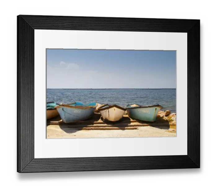 Framed Print : Bouzigues Languedoc. France. Europe