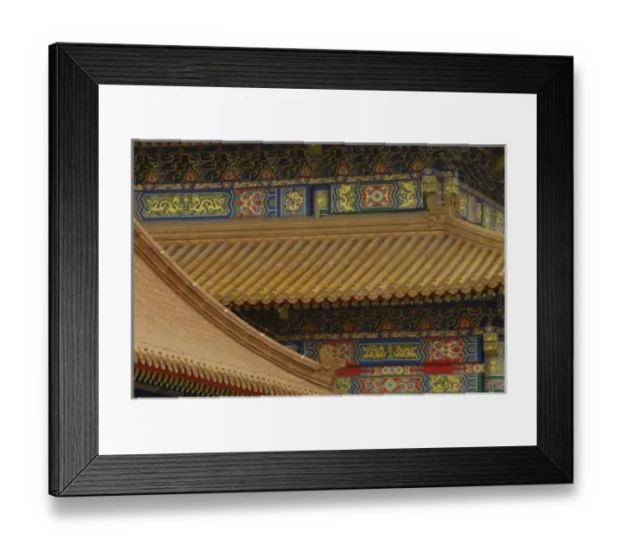 Framed Print : Roof detail Forbidden City (National Palace Museum) Beijing, CHINA Framed Print : Roof detail Forbidden City (National Palace Museum) Beijing, CHINA
