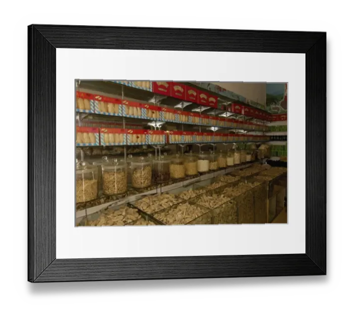 Framed Print : Kunming Traditional Medicine Market. Yunnan Province CHINA